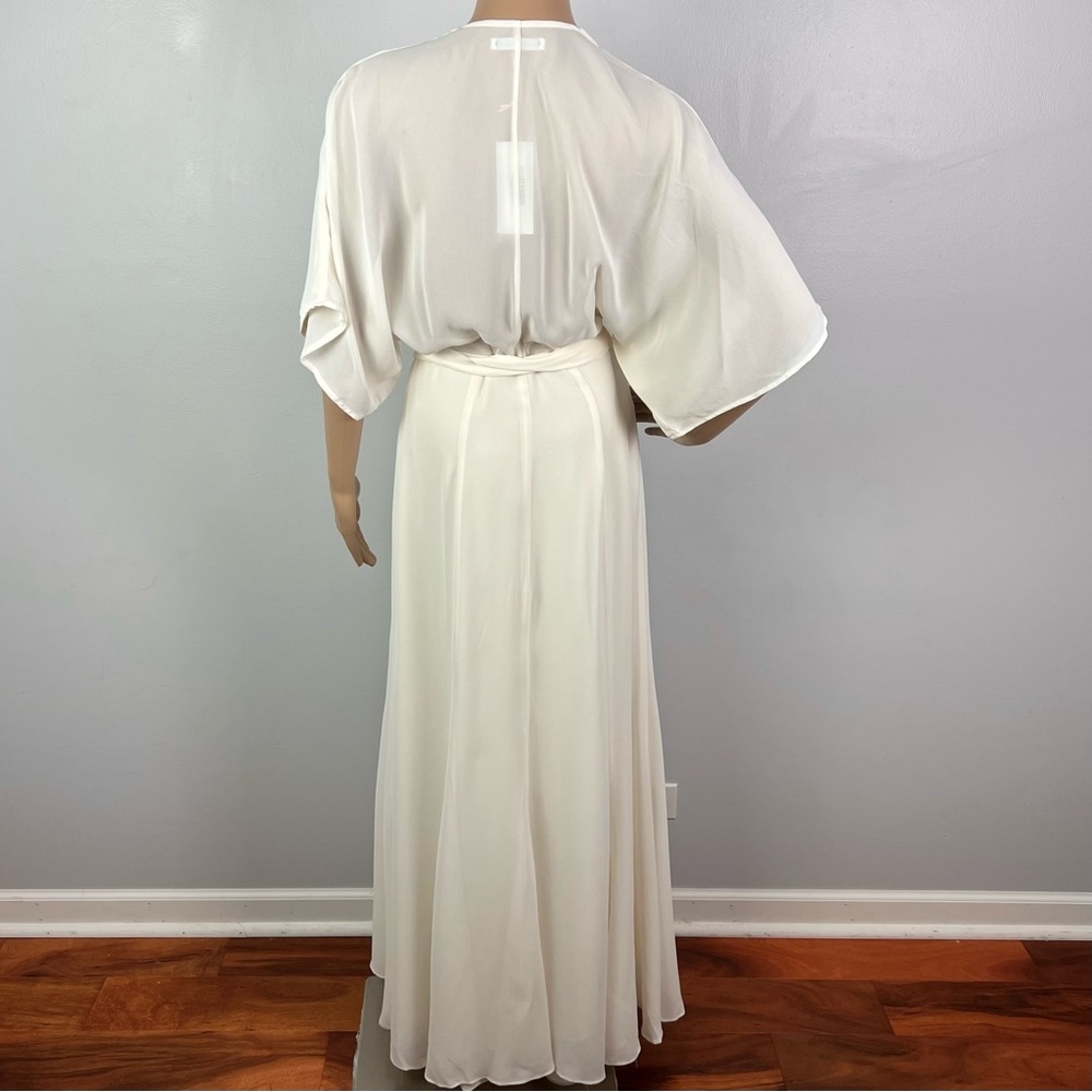 NEW REFORMATION IVORY WRAP MAXI DRESS - Picture 8 of 10